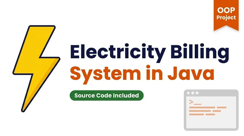 Electricity Billing Management System in Java | OOP Console Project